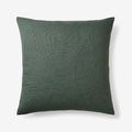 Texture Decorative Square Pillow Cover - Green, 20 in. x 20 in.
