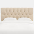 Park Tufted Velvet Headboard - Pearl, King