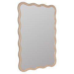 Wave Rectangle Wall Mirror - Denim