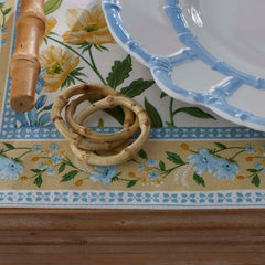 Bamboo Napkin Rings, Set of 4 - Natural
