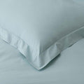 Solid Garment Washed Cotton Percale Duvet Cover - Cloud Blue, Twin/Twin XL