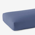 Premium Smooth Supima® Cotton Wrinkle-Free Sateen Fitted Bed Sheet - Blue Dusk, Twin XL