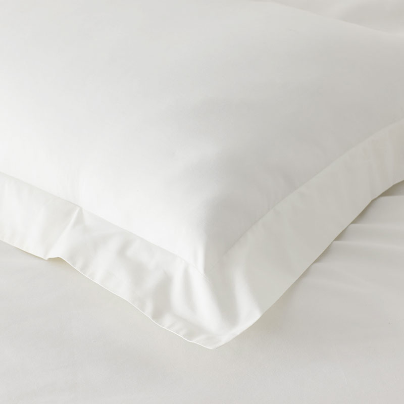 Premium Cool Supima® Cotton Percale Bed Duvet Cover - Cream, King/Cal King