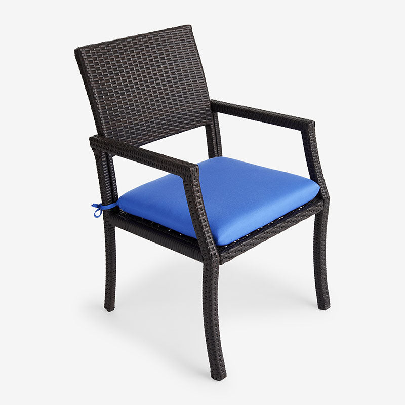 Replacement Knife Edge Chair Cushion - White, 20 in. x 20 in.