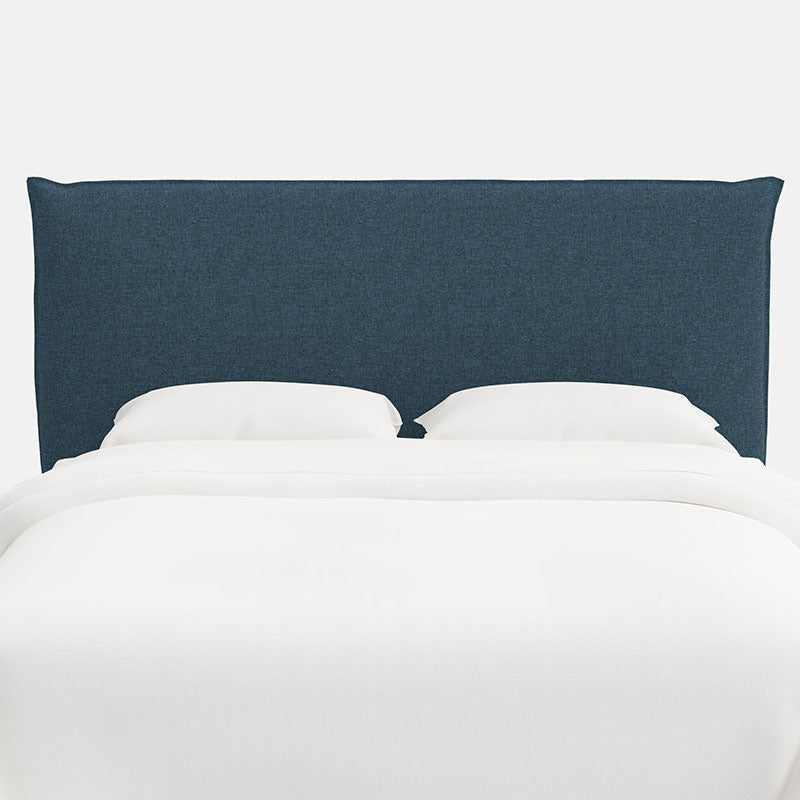 Sutton Textured Linen Headboard - Navy, Cal King