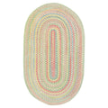 Garden Stripe Reversible Braided Cotton Rug - Multi, 4' x 6' Oval