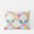 Daisy Patch Quilted Sham - White Multi, Standard