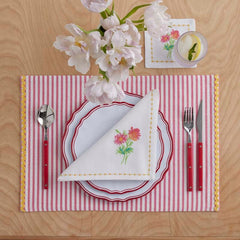 Pastello Flatware, Set of 3 - Red