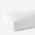 Premium Smooth Supima® Cotton Wrinkle-Free Sateen Fitted Bed Sheet - White, King