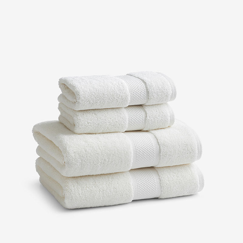 Sterling Supima® Cotton 4-Piece Bath & Hand Towel Set - Ivory
