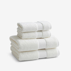 Sterling Supima® Cotton 4-Piece Bath & Hand Towel Set - Ivory