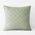 Pintuck Quilted Sham - Light Sage, Euro