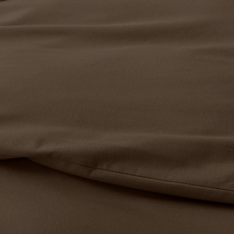 Classic Ultra-Cozy Cotton Velvet Flannel Sham - Coffee, King