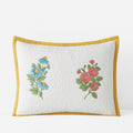 Lily Garden Quilted Sham - White Multi, Standard