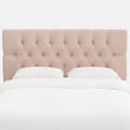 Park Tufted Velvet Headboard - Blush, Queen