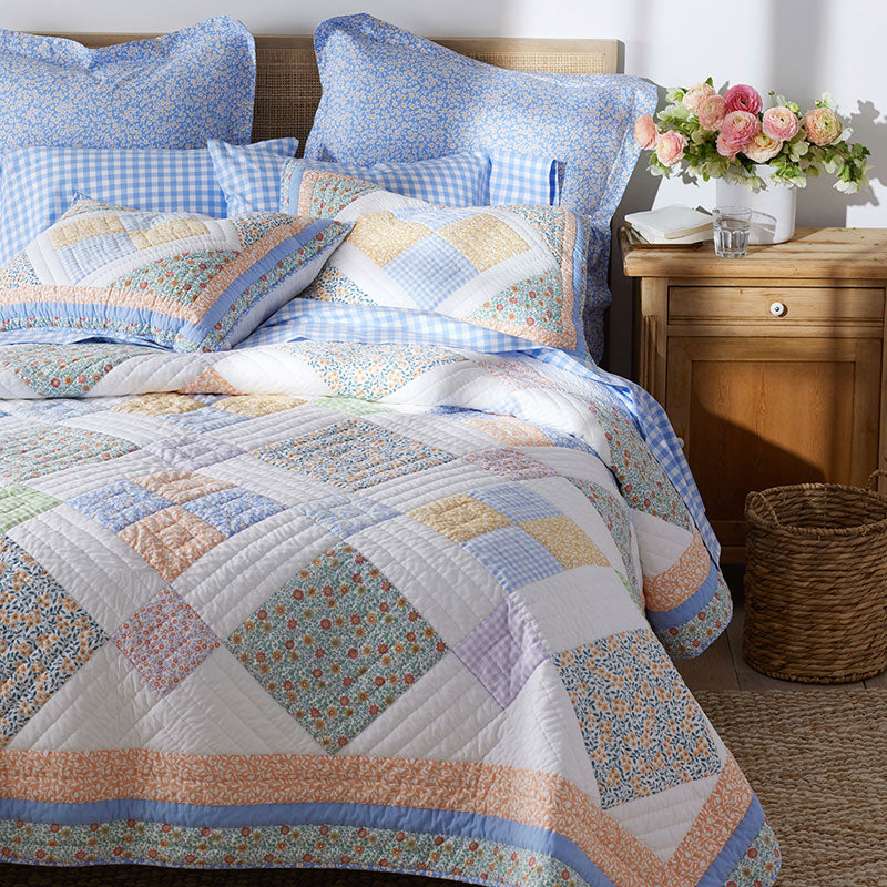 Serene Floral Classic Cool Percale Sham - Ditsy, King
