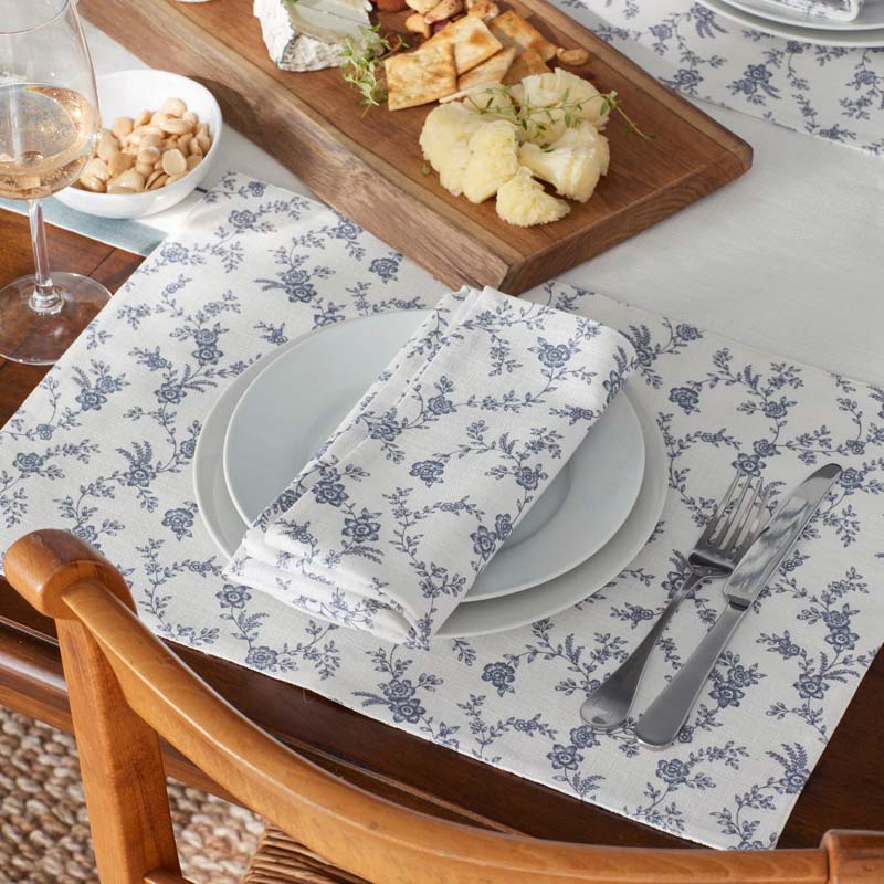 Floral Placemats, Set of 4 - Tapestry Vine