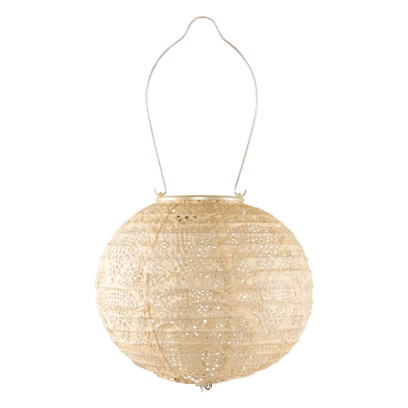 Soji™ Stella Globe Solar Outdoor Lantern, 8"
