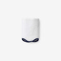 Scalloped Edge Washcloth - Navy