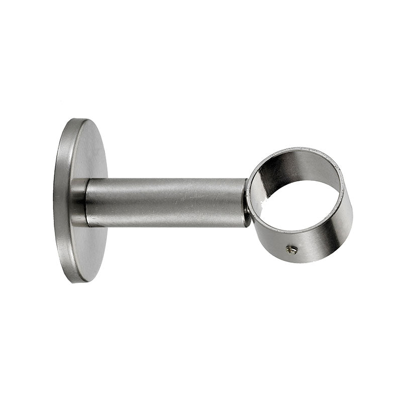 Facets Finial and 1" diameter Rod Set - Stainless Steel, 48"