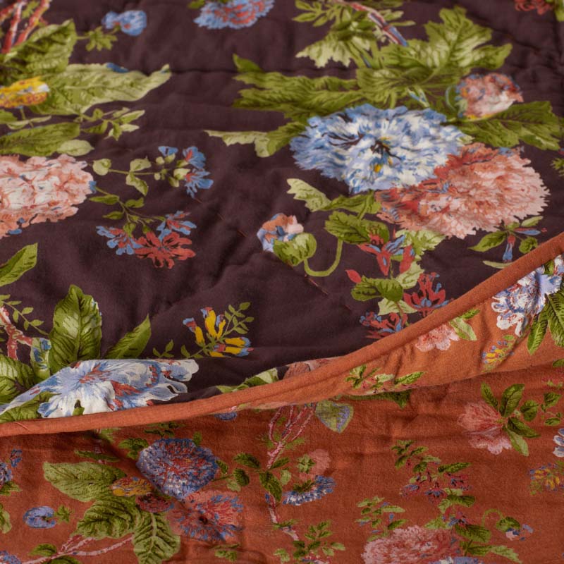Veena Reversible Quilted Sham - Brown, Standard