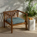 Replacement Boxed Edge Chair Cushion - Mason Stripe, 20 in. x 20 in.