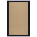 Sunbrella Narrow Stripe Bordered Indoor/Outdoor Rug - Navy, 5' x 8'
