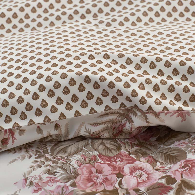 Antara Reversible Premium Smooth Sateen Sham - Blush, King