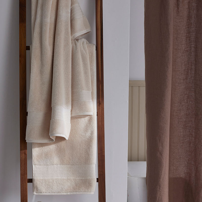 Mirage Aegean Cotton Bath Sheet - Ecru