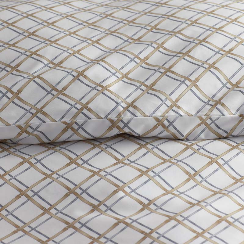 Leander Premium Smooth Wrinkle-Free Sateen Pillowcase Set - Gray Multi, King