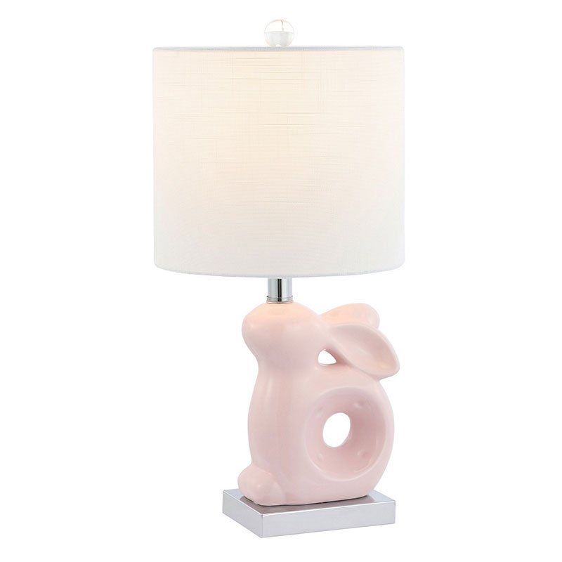 Ceramic Animal Table Lamp - Pink, Bunny