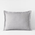 Premium Breathable Relaxed Chambray Linen Sham - Gray, King