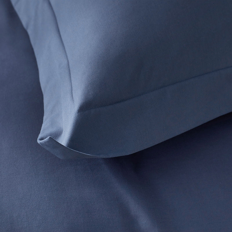 Brushed Cotton Sheet Set - Blue, Twin XL
