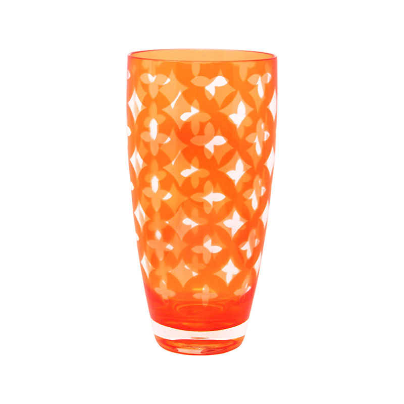 Palazzioi Tumblers, Set of 4 -  Orange, Large