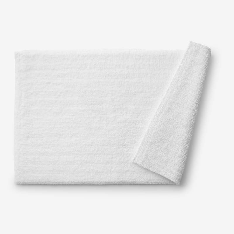Plush Spa Solid Bath Rug - White, 21 in. x 34 in.