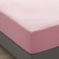 T-Shirt Soft Jersey Knit Waterproof Fitted Bed Sheet - Pink, Twin XL