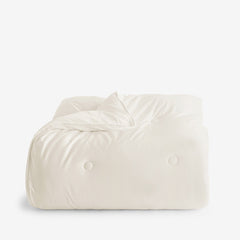 Classic Smooth Rayon Made From Bamboo Sateen Comforter - Ivory, Full