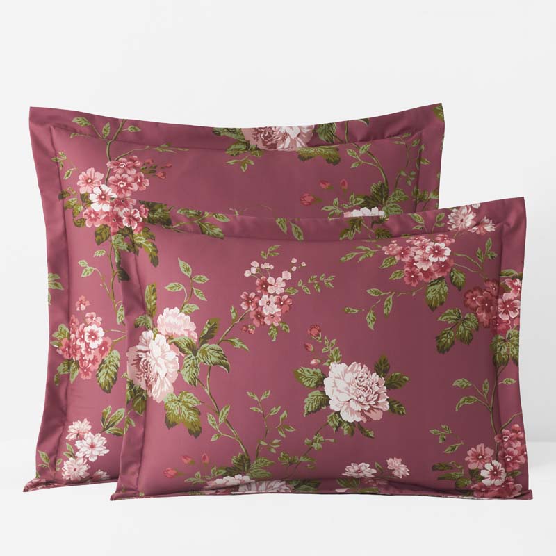 Victorian Bloom Premium Smooth Wrinkle-Free Sateen Sham - Rose Multi, Standard