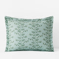 Climbing Vines Classic Cool Cotton Percale Sham - Sage Green, Standard