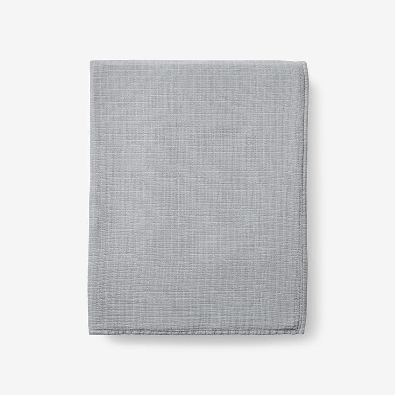 Gossamer Cotton Throw - Gray