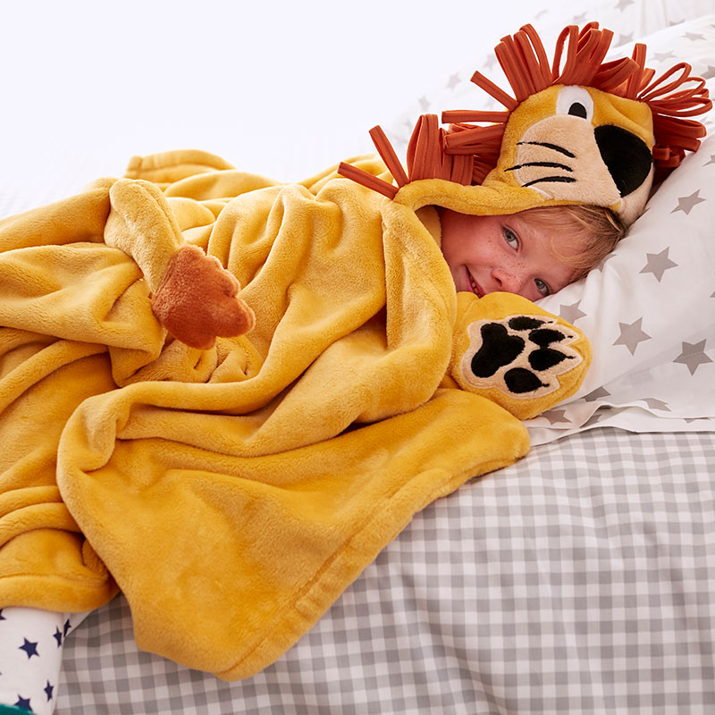Plush Character Throw - Lion