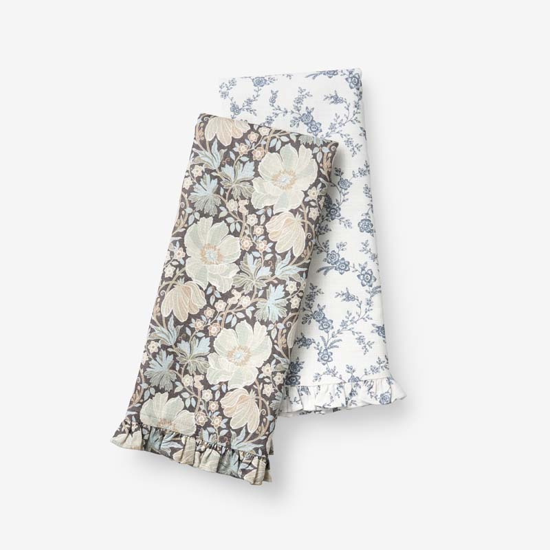 Floral Tea Towels, Set of 2 - Tapestry Floral