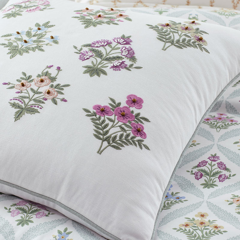 Estee Garden Decorative Square Pillow Cover - Green Multi