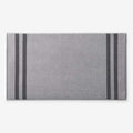 Mirage Aegean Cotton Reversible Stripe Bath Mat - Slate Gray, 20 in. x 36 in.