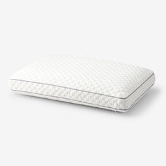 Comfort Cushion Memory Foam Gusseted Pillow - White