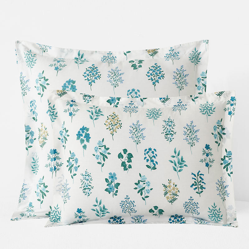 Hawthorne Classic Cool Cotton Percale Sham - Teal, Euro