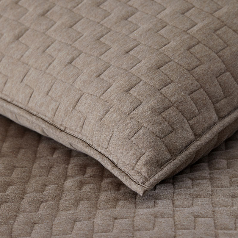 Air Layer Sham - Cocoa Brown, Euro