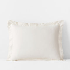 Classic Smooth Rayon Made From Bamboo Sateen Sham - Ivory, Standard