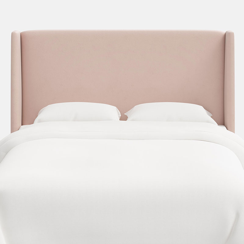 Gramercy Velvet Headboard - Blush, K