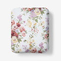 Nature's Bouquet Classic Smooth Sateen Fitted Bed Sheet - Cream Multi, Twin